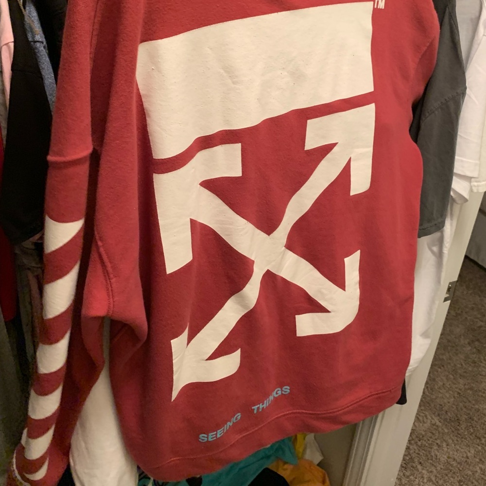 Off white crew neck